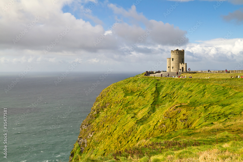 OBriens tower on Irish Cliffs of Moher