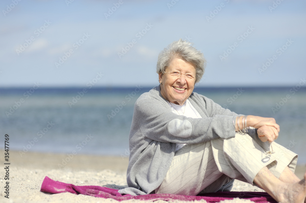Senior Woman by the Sea 6 Senior Woman by the Sea 6