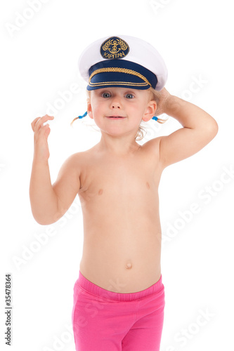 Child in the captain's cap © Rachwalski