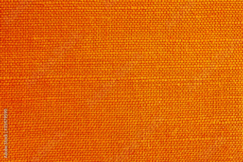 close up of orange fabric texture for background