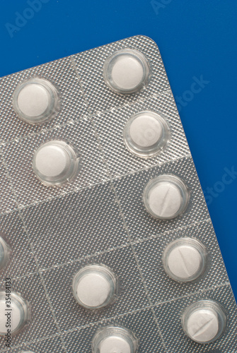 Pack of white pills