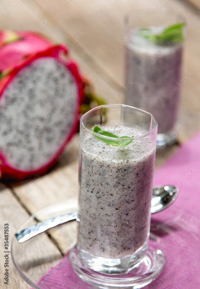 Dragon fruit smoothie [ Healthy drink ]