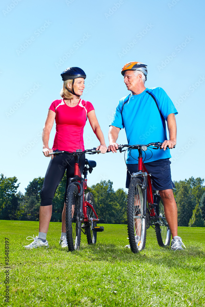 Fototapeta premium Riding couple.