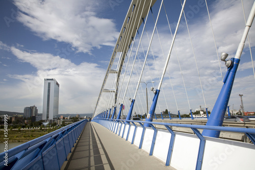 Bratislava - Apollo new arched bridge photo