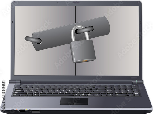 protected laptop