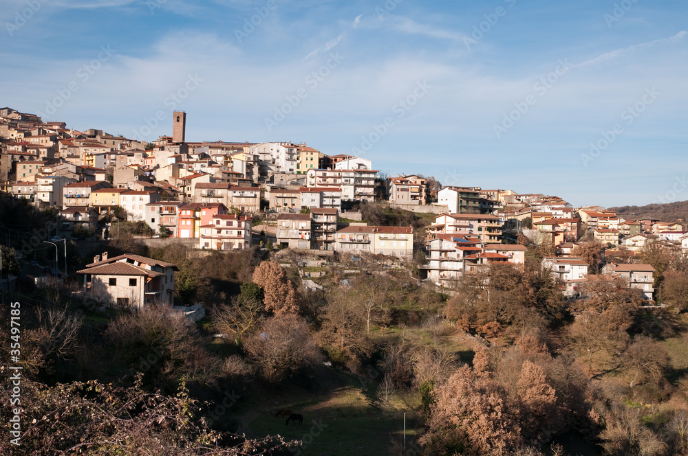 Sardini, Italy: view of Gavoi