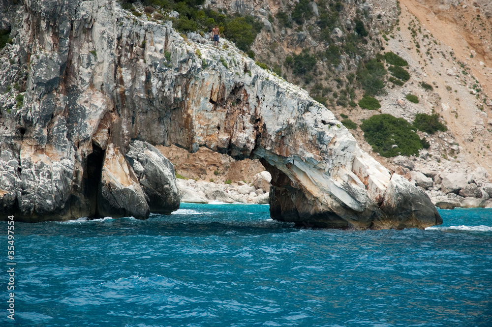 Sardinia, Italy: the natural arc of Cala Goloritze'