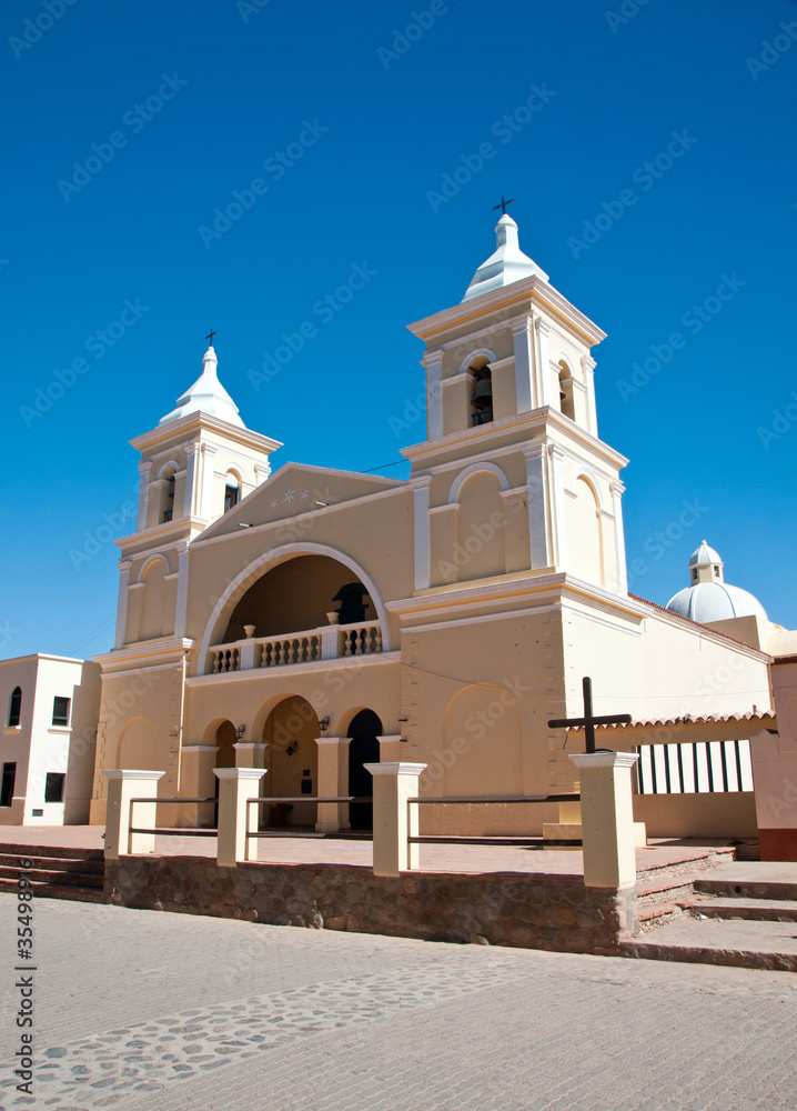 Beautiful colonial church in northern Argentina