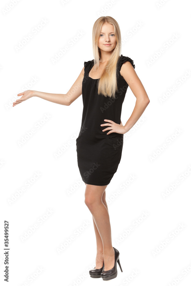 Full length of business woman showing copy space Full length of business woman showing copy space