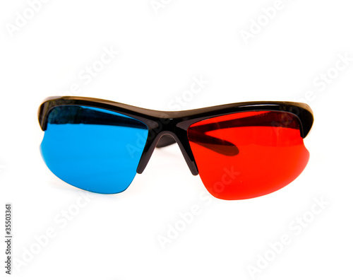 plastic 3D glasses