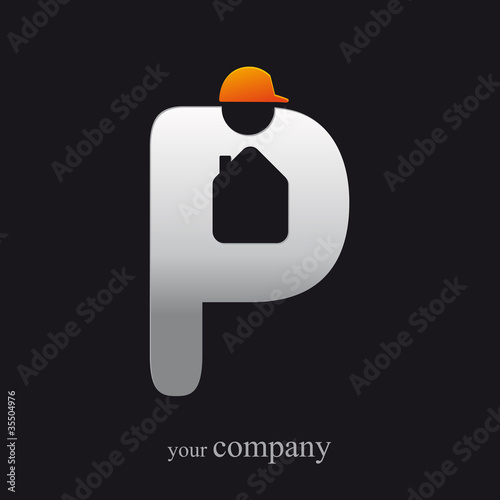 logo construction, bâtiment