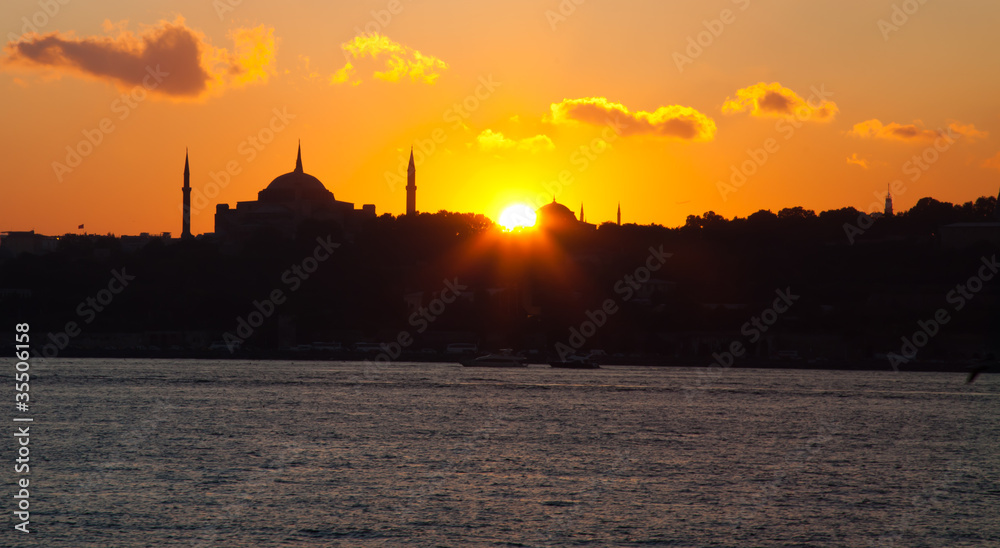 Sunset at istanbul 5
