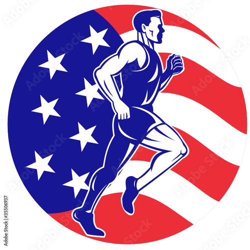 Marathon runner jogger fitness running