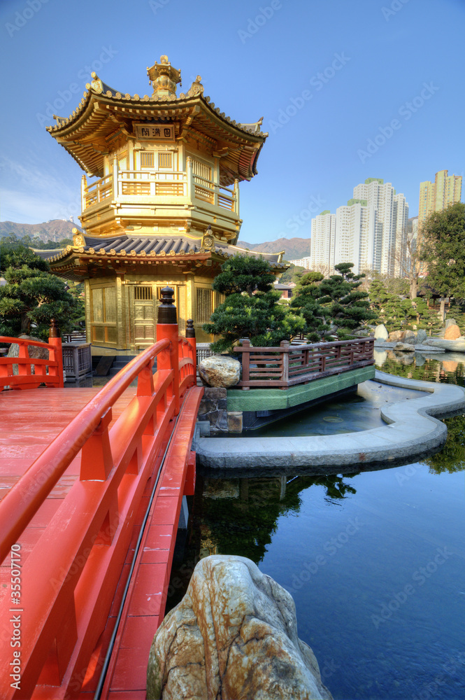 Obraz premium Nan Lian Garden Pavillion of Perfection, Hong Kong.