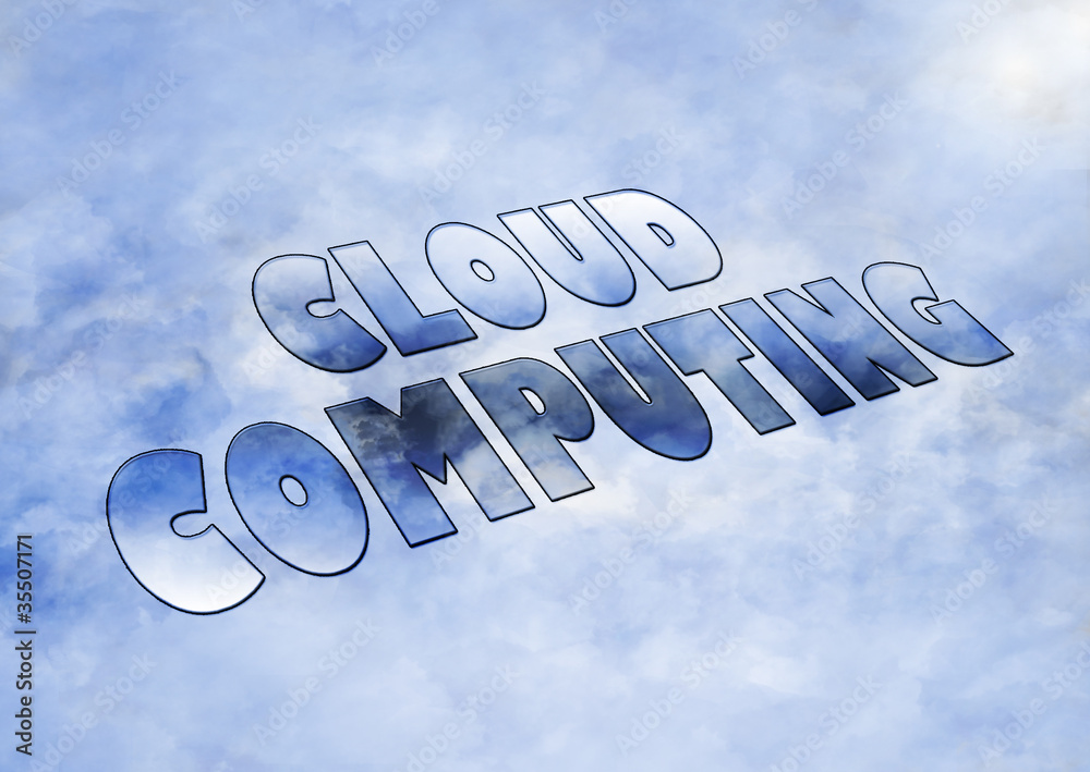 Fototapeta premium Cloud Computing
