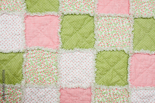 фотографія Baby quilt or blanket