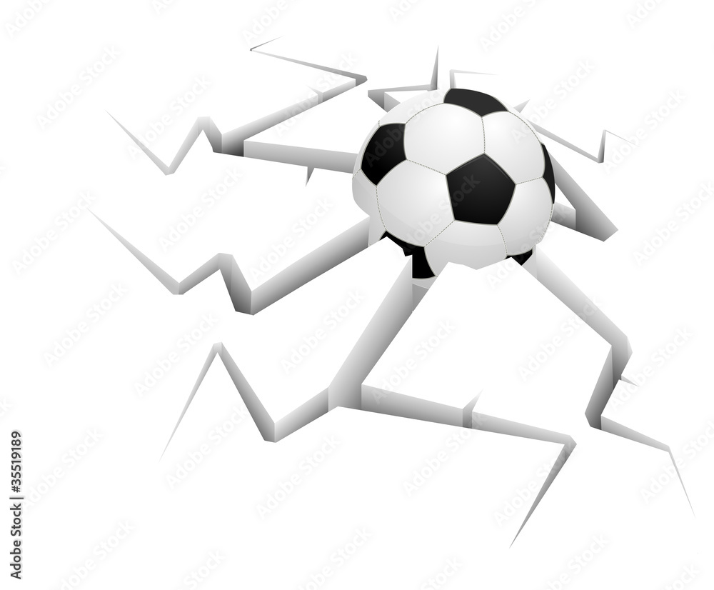 Fototapeta premium Ball on background with still