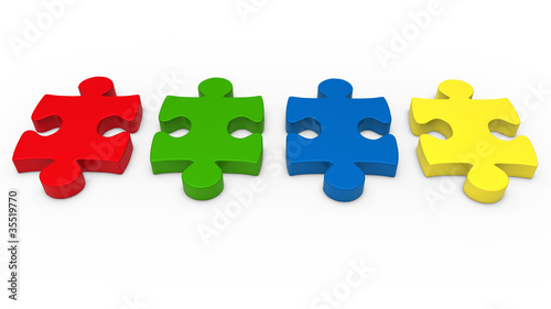 3d puzzle piece