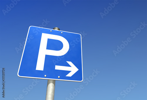 Parkplatz-Schild