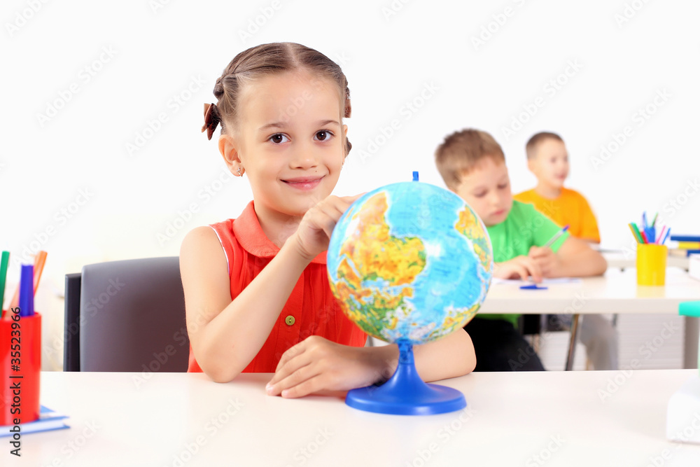 Portrait of a young girl