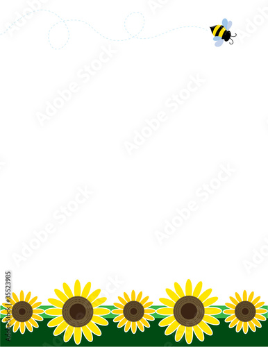 Sunflower Border
