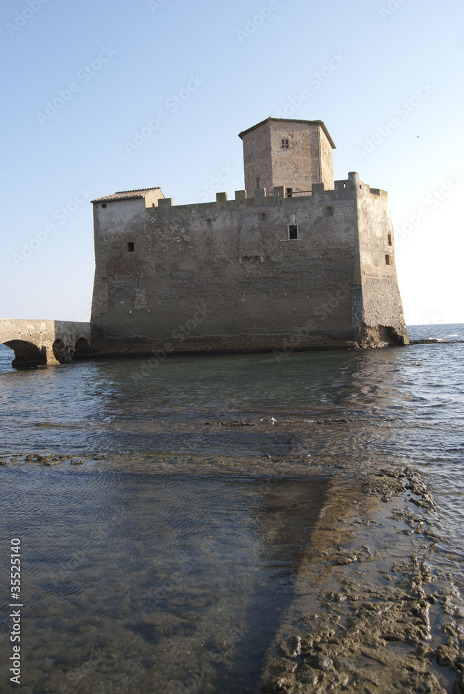 Historic castle in the sea