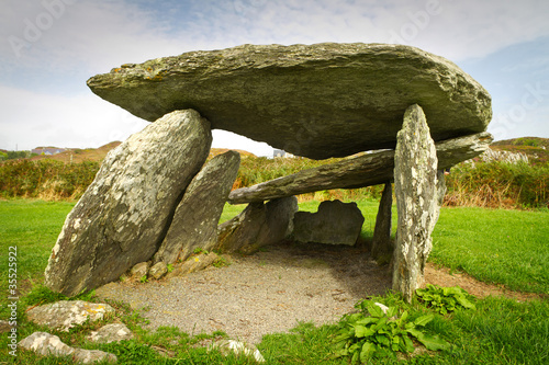 Pre historic stone portal in Co. Cork, Ireland photo