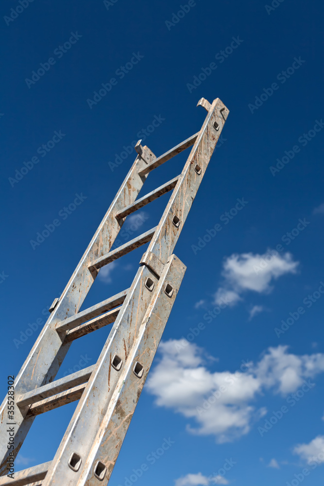 Dirty ladder pointing to the sky Dirty ladder pointing to the sky