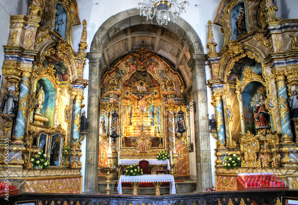 Baroque chapel in Valenca, north Portugal