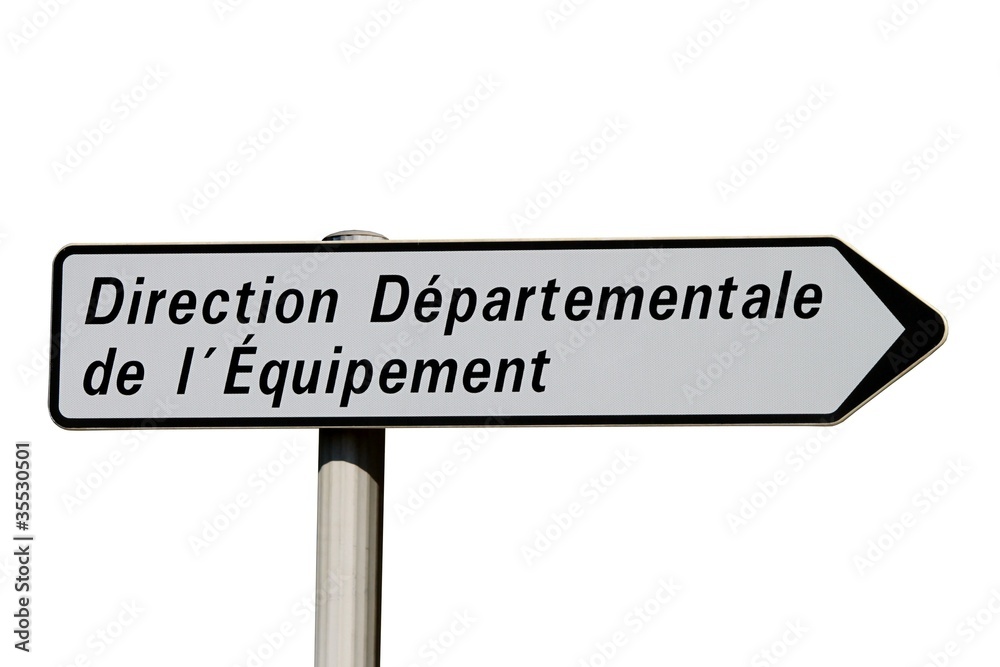 Panneau directionnel de la DDE Panneau directionnel de la DDE