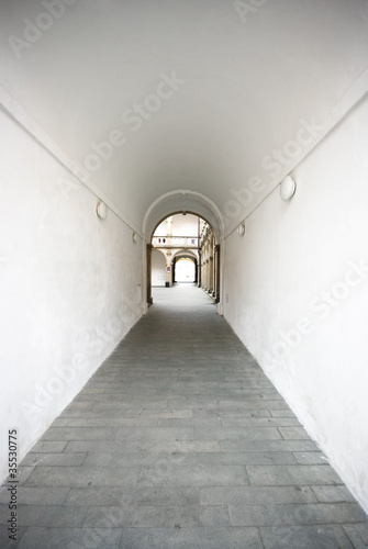 White tunnel