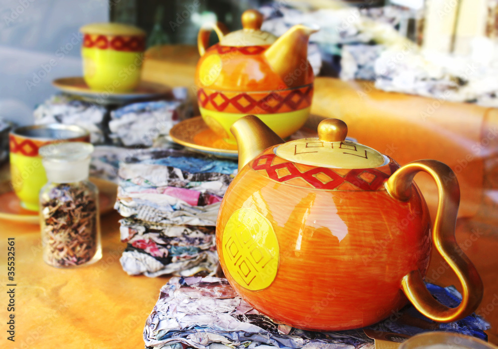 Fototapeta premium Teapots