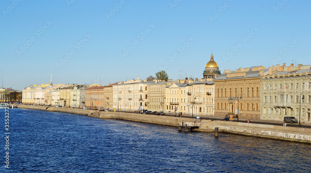 The English Embankment in St.Petersburg