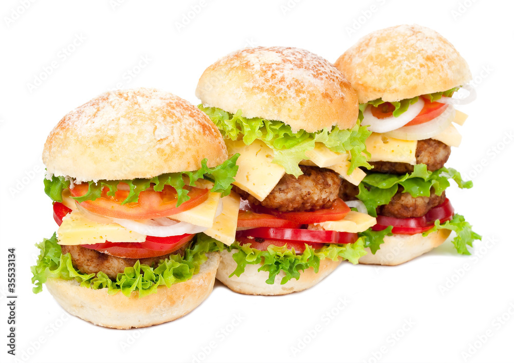 Big hamburgers Big hamburgers