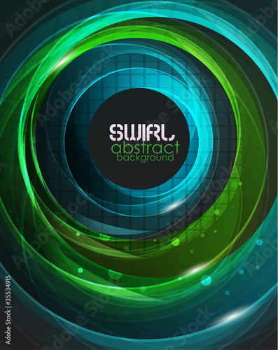 Swirl vector abstract background