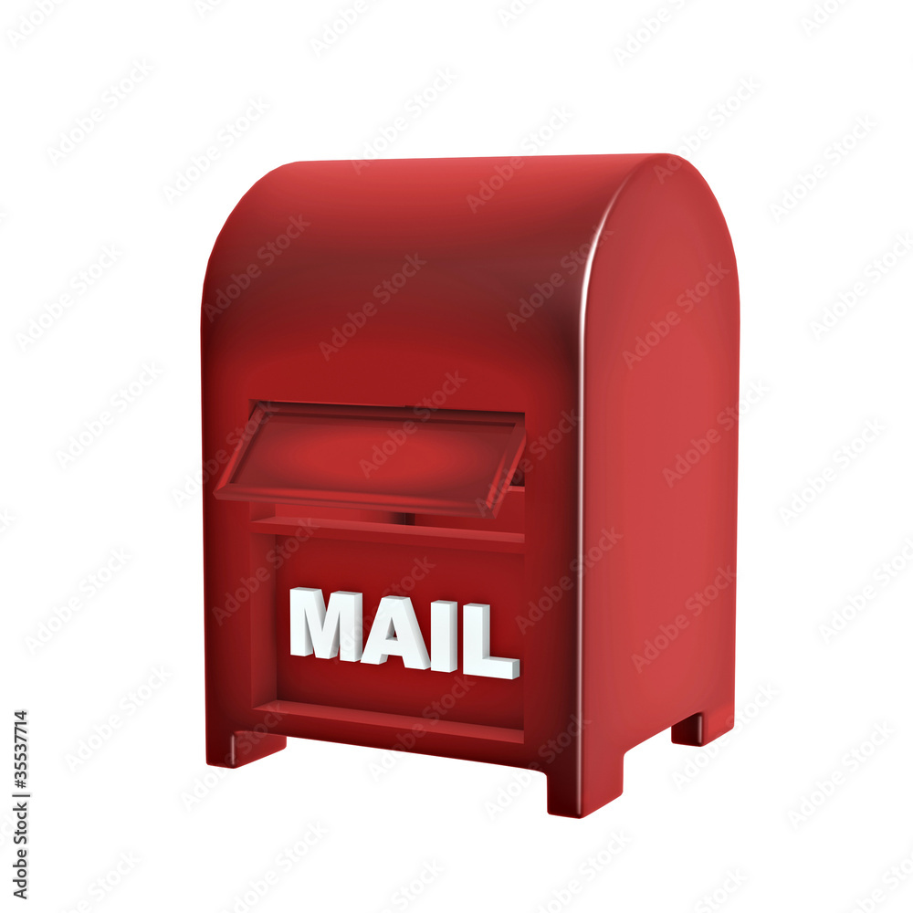 red mail box red mail box