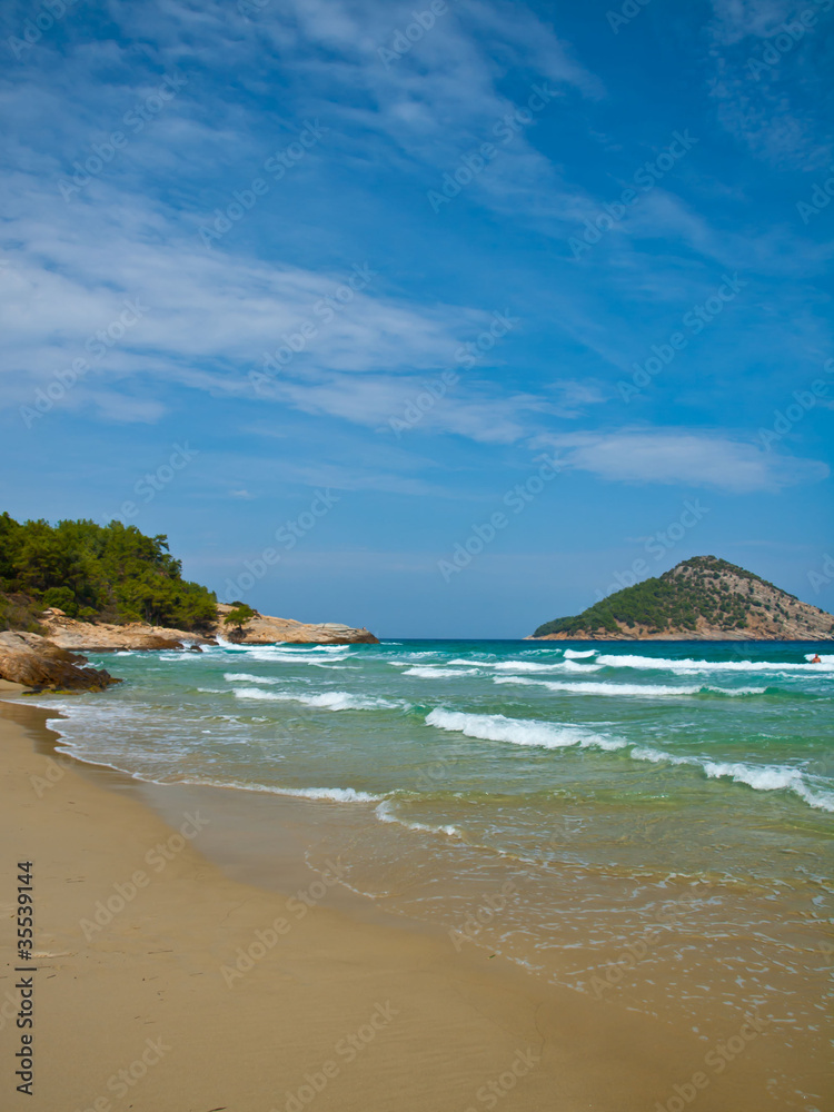 Paradise beach in Thasos