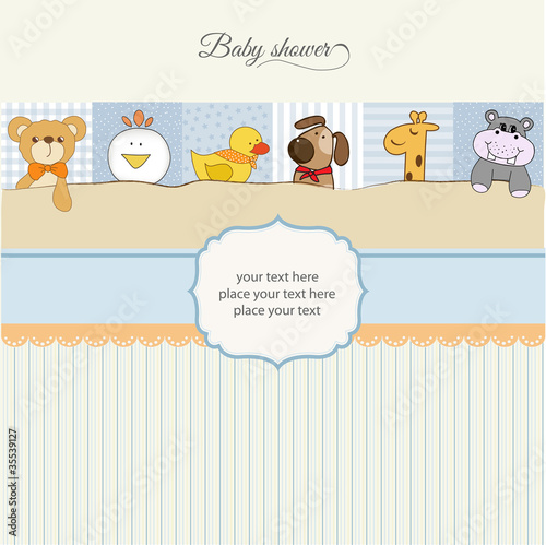 baby shower announcement