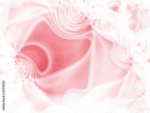 Silk and lace. Vector illustration
