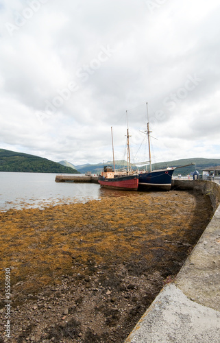 Old boats at Inverary