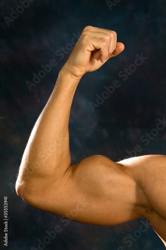 Man Biceps Muscles photo
