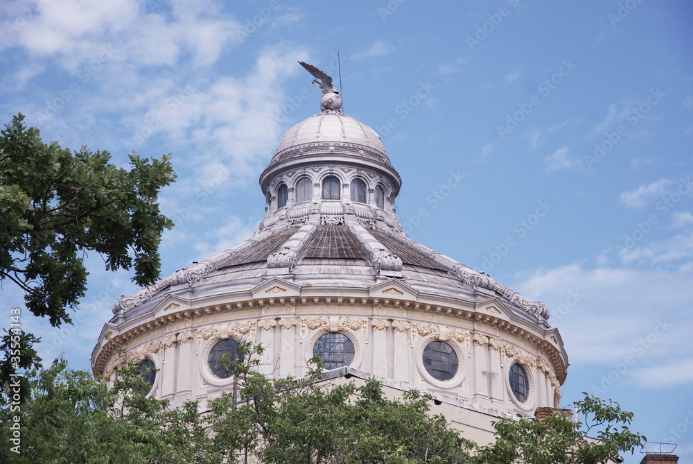 cupol of the Metropolitan church of Bucharest, Romania