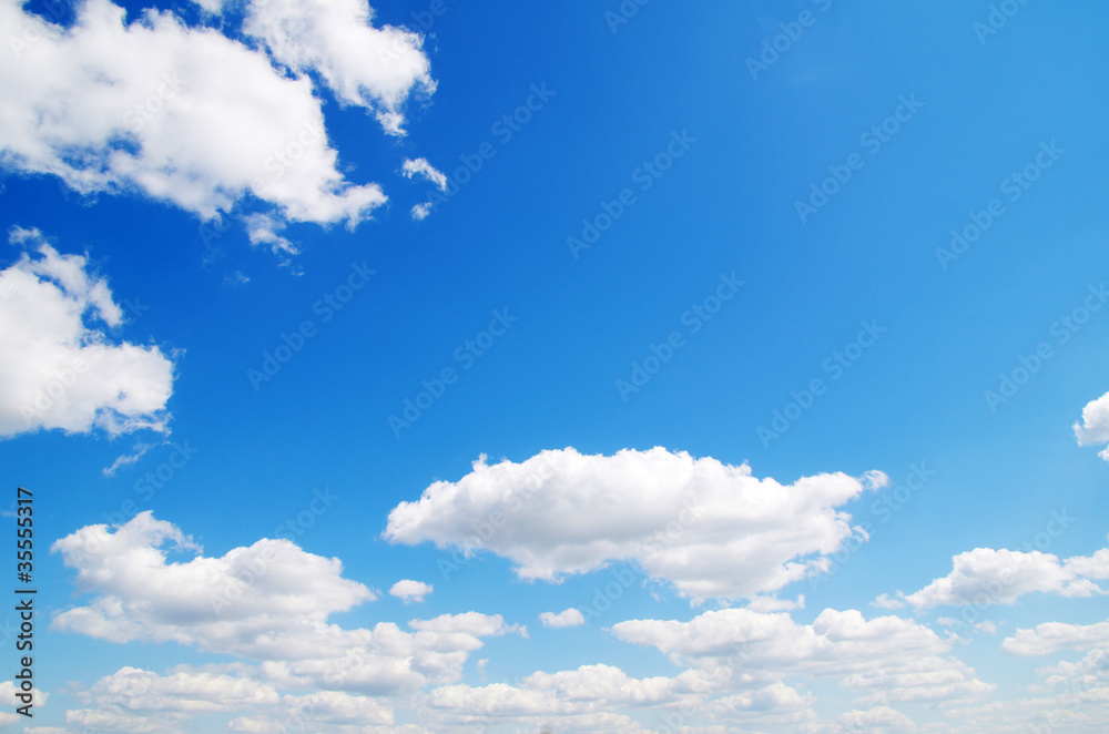 Blue sky clouds background. Beautiful landscape with clouds on sky Blue sky clouds background. Beautiful landscape with clouds on sky
