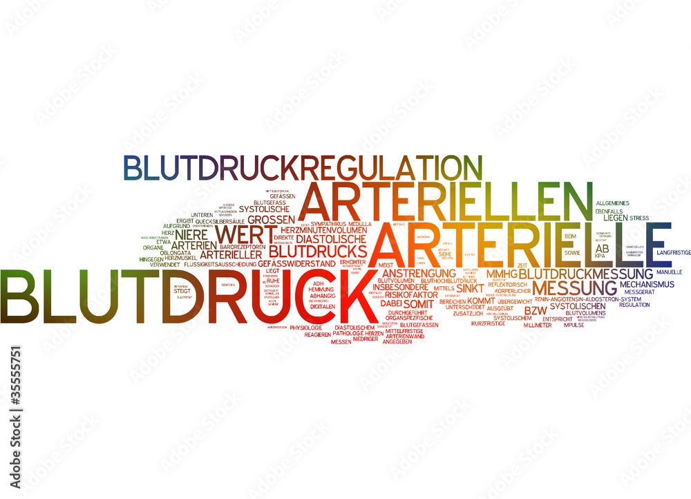 Obraz premium Blutdruck