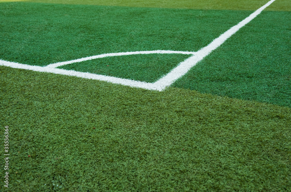 green grass, soccer field