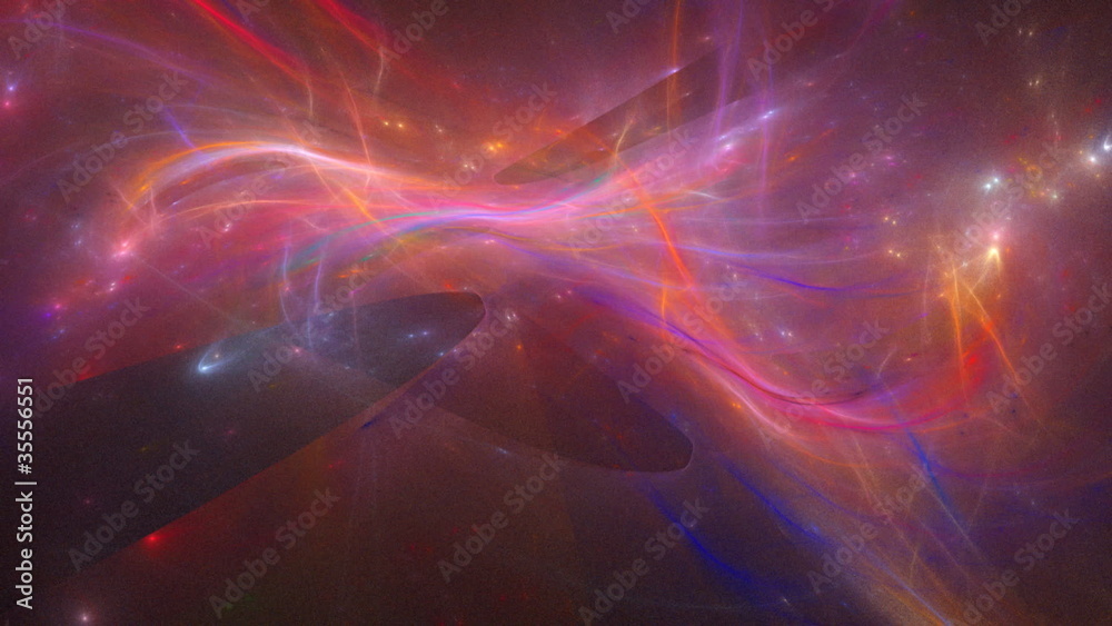 Abstract digital fractal background