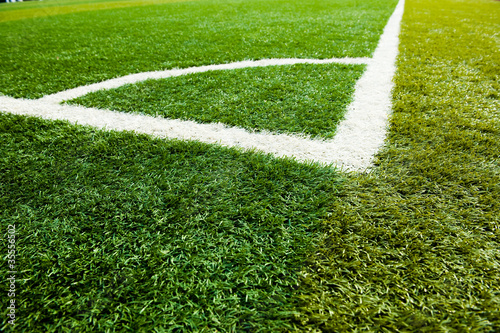 green grass  soccer field