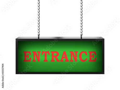 Entrance lightbox