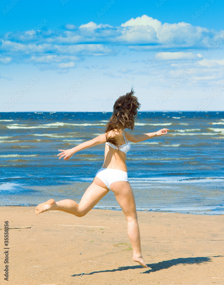 Fototapeta premium Model Exercise Joy