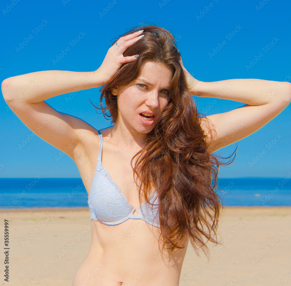 Naklejka premium Fashion Vacation Female